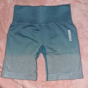 ombre blue gymshark shorts